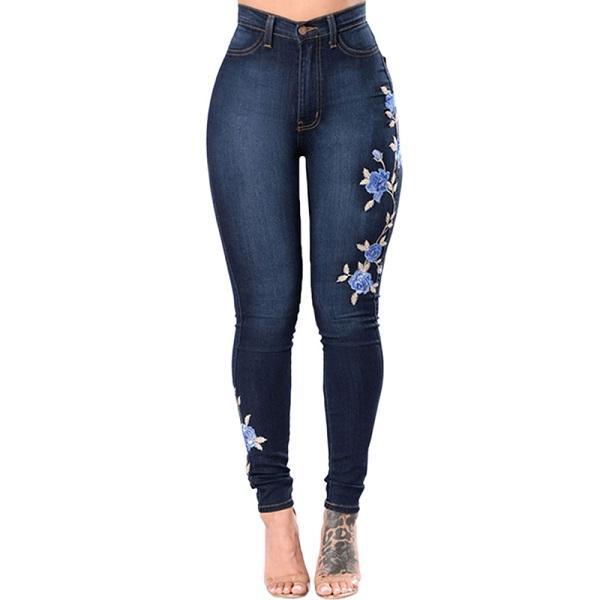 Ripped For Women Jeans Pencil Pants Denim