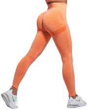 Seamless Knitted Peach Hip Women's Tight Elastic Yoga Pants