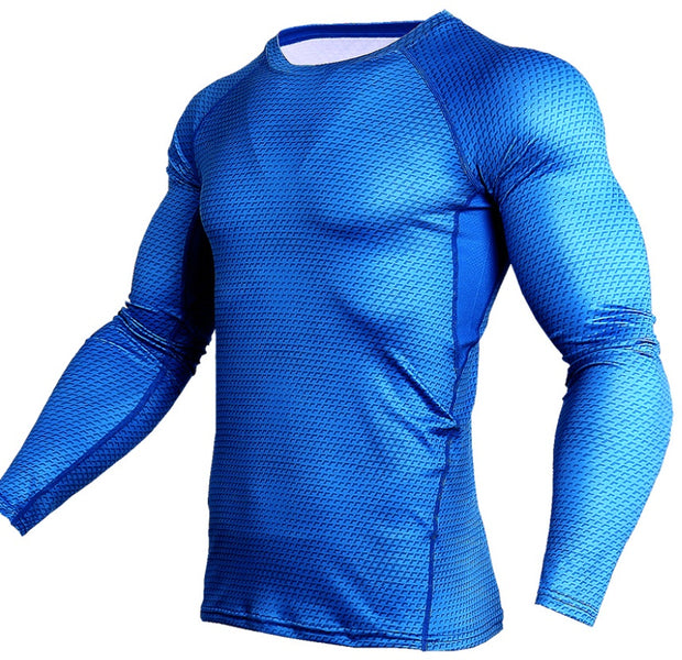 Compression Shirt Men Gym Running Shirt Quick Dry