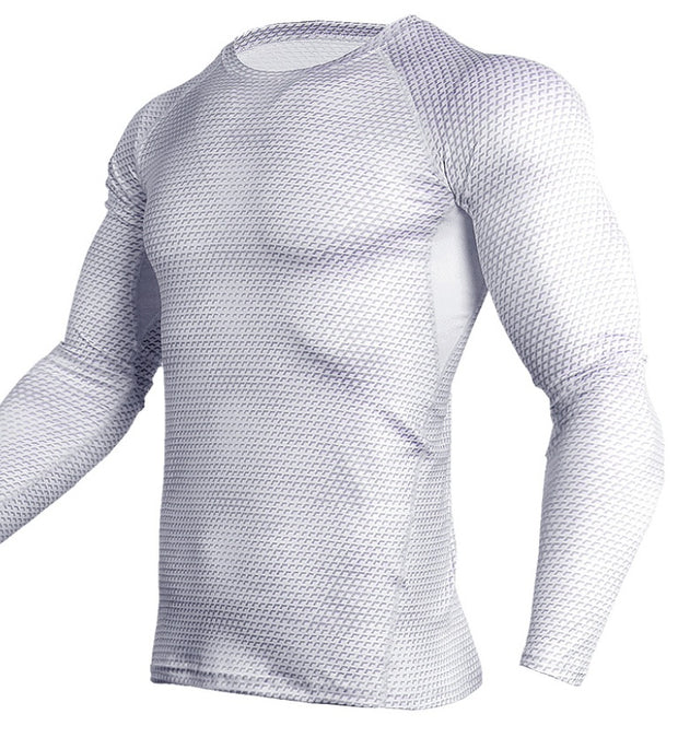 Compression Shirt Men Gym Running Shirt Quick Dry