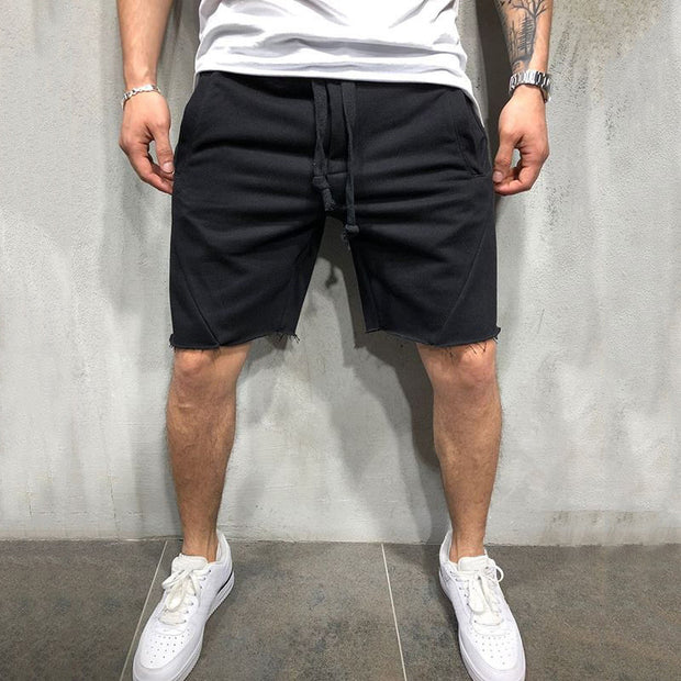 summer mens gym sports grey shorts