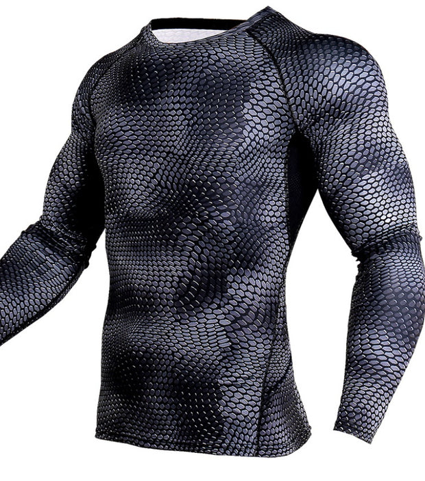 Compression Shirt Men Gym Running Shirt Quick Dry