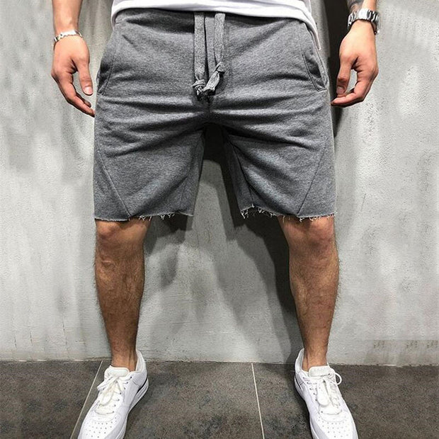 summer mens gym sports grey shorts