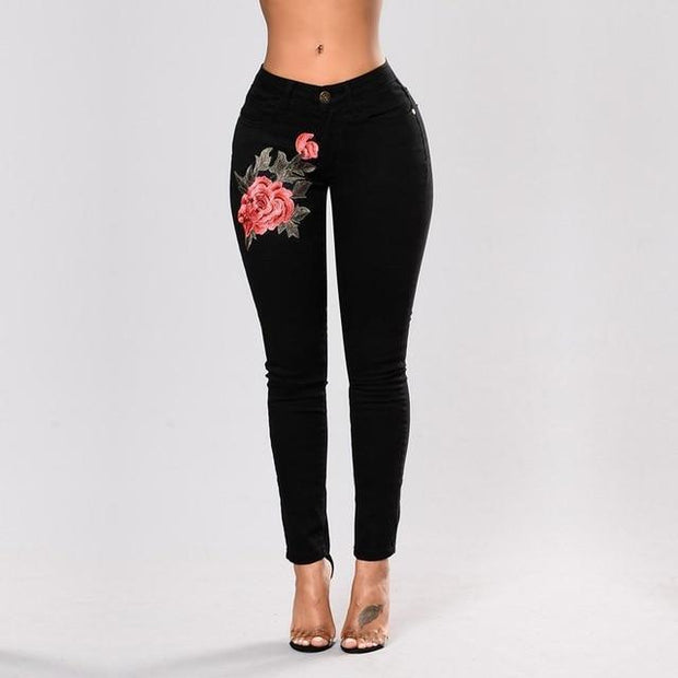 Ripped For Women Jeans Pencil Pants Denim