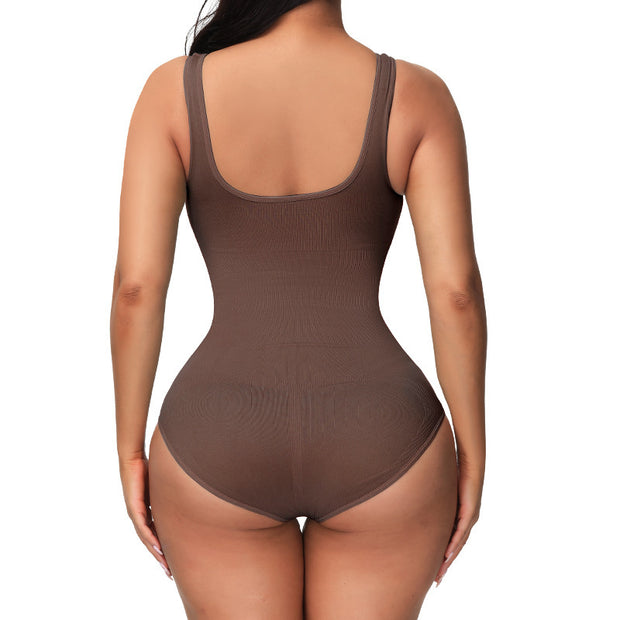 European & American Corset Women's Seamless One-piece Bodysuit